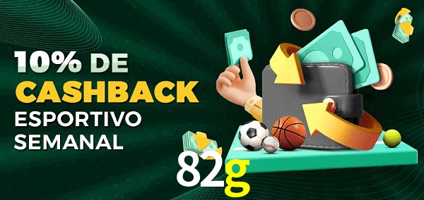 10% de bônus de cashback na 82g